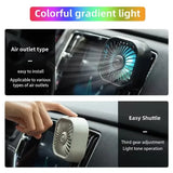 Car Air Outlet Mini USB Fan