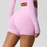 Women's Pocketed Fitness Yoga Shorts