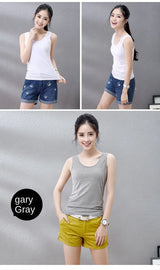 Women Cotton Halter Tank Top