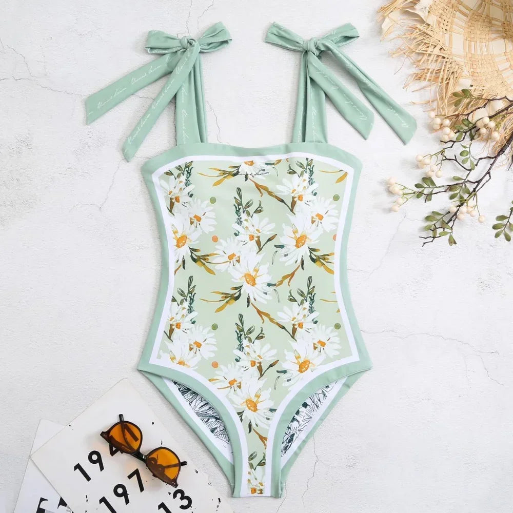Vintage Bandage Swimsuit