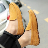 Men’s 2025 Luxury Suede Boat Loafers