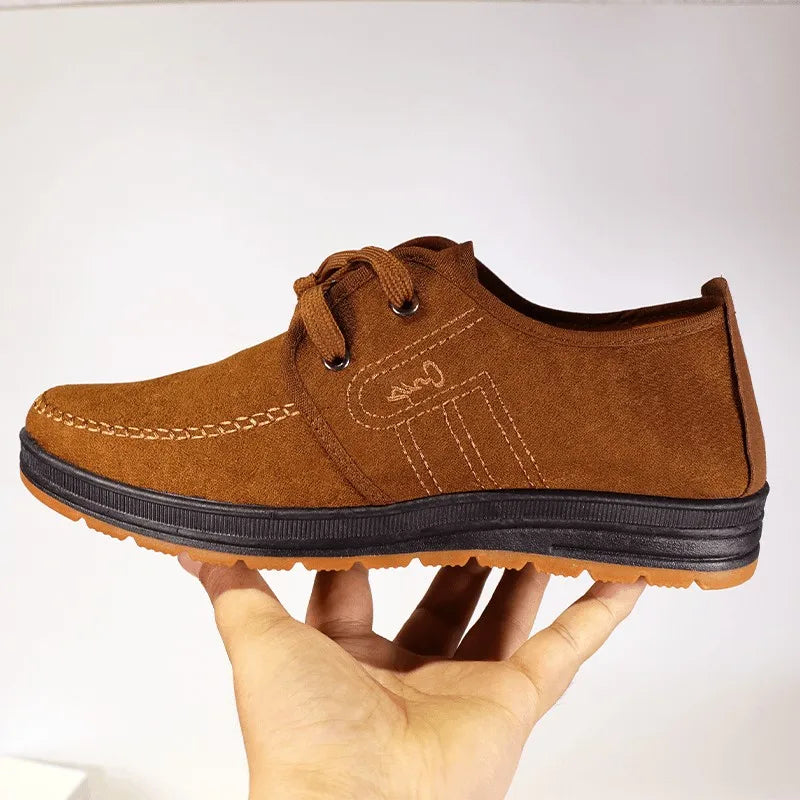 Men’s Traditional Plaid Slip-On Loafers