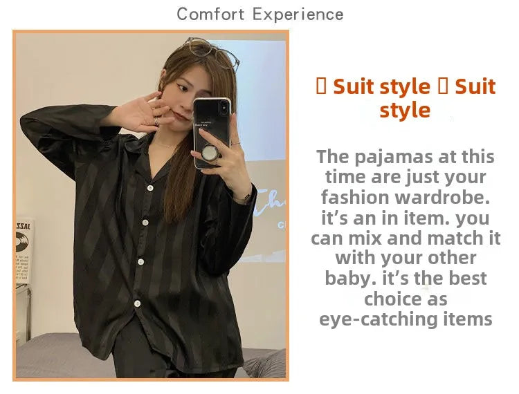 Women's Satin Pajama Set