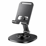 Adjustable Aluminum Desktop Phone Stand – Foldable & Hands-Free