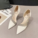 Autumn Evening Party Pumps – Nude, Black & Gold 2025