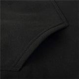 Men's Plus Size Graphic Hoodie – Black Long Sleeve