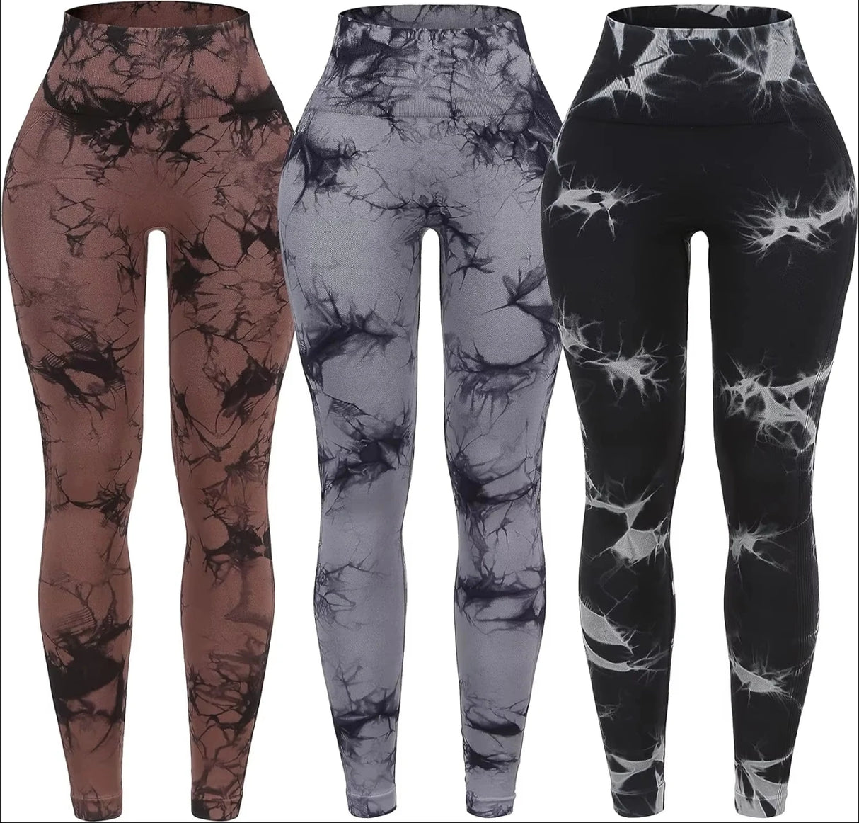 Seamless High-Waist Push-Up Women's Yoga Pants – Fitness Workout Leggings