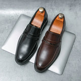 Men’s 2025 Soft Sole Leather Loafers