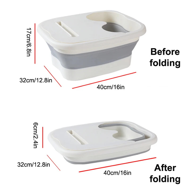 Foldable Footbath Massage Bucket