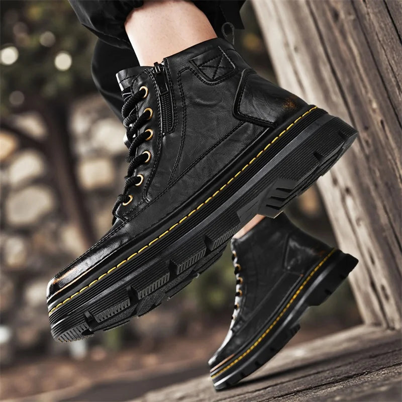 Men’s High-Top Lightweight Casual Boots