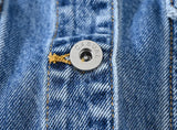 Women's Denim Jacket - Casual Black Overcoat