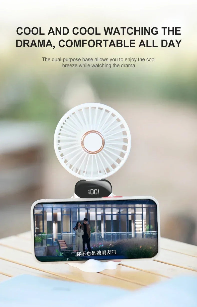Rechargeable Neck Fan Air Conditioner