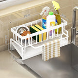 Kitchen Sponge & Dish Rack Organizer