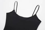 MUJER Sleeveless Backless Women's Bodysuit – Sexy Tight Bodycon Summer Top