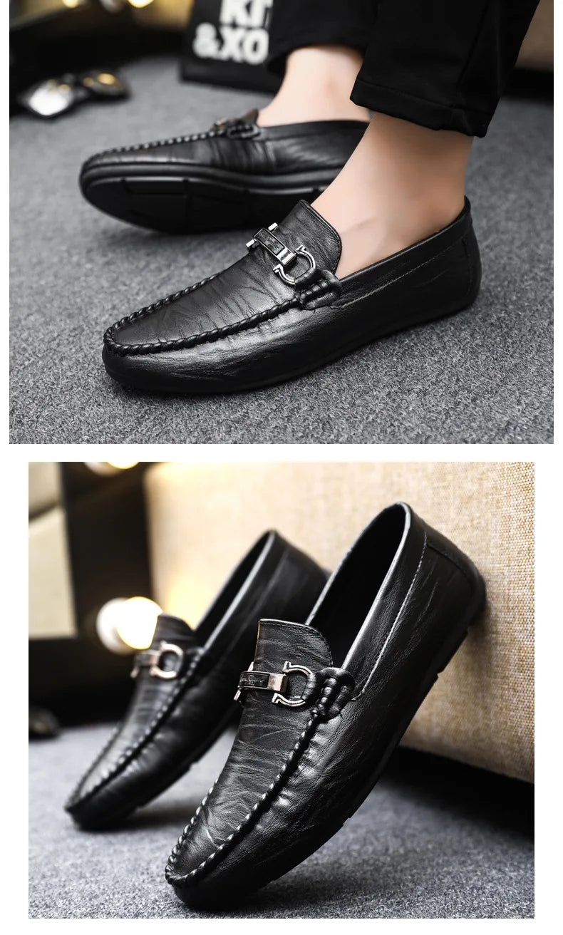Men’s Luxury Business Leather Loafers