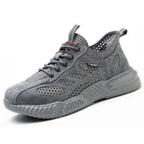 Men Lightweight Safety Work Shoes