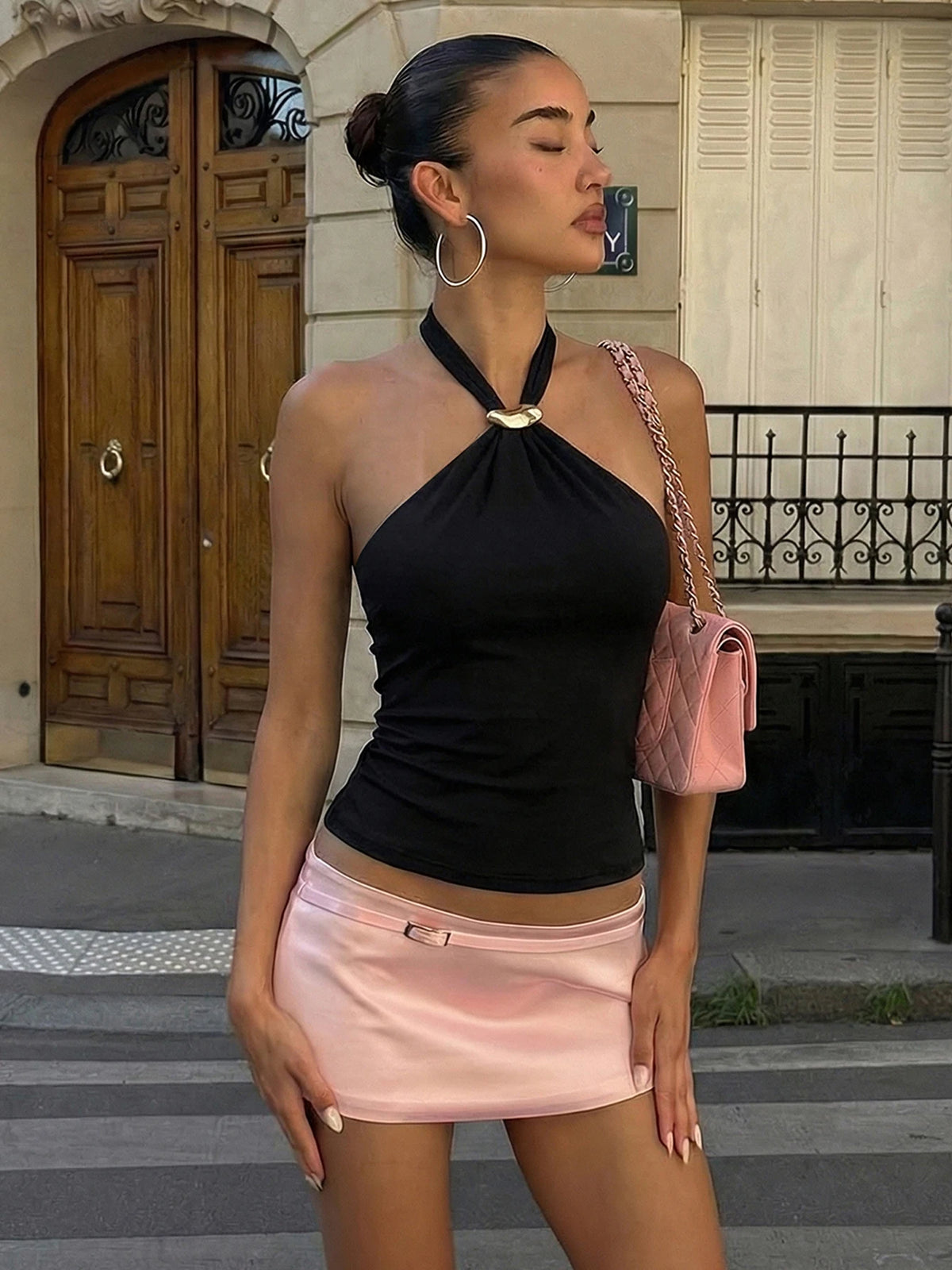 Women's Halter Crop Top