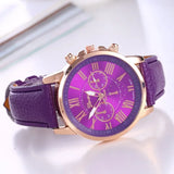 Women’s Leather Dress Watch