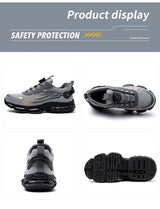 Men Rotating Button Safety Sneakers