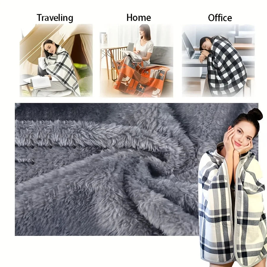 Wearable Flannel Blanket