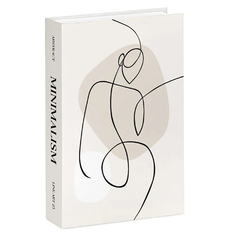 Minimalist Luxury Fake Book Decor