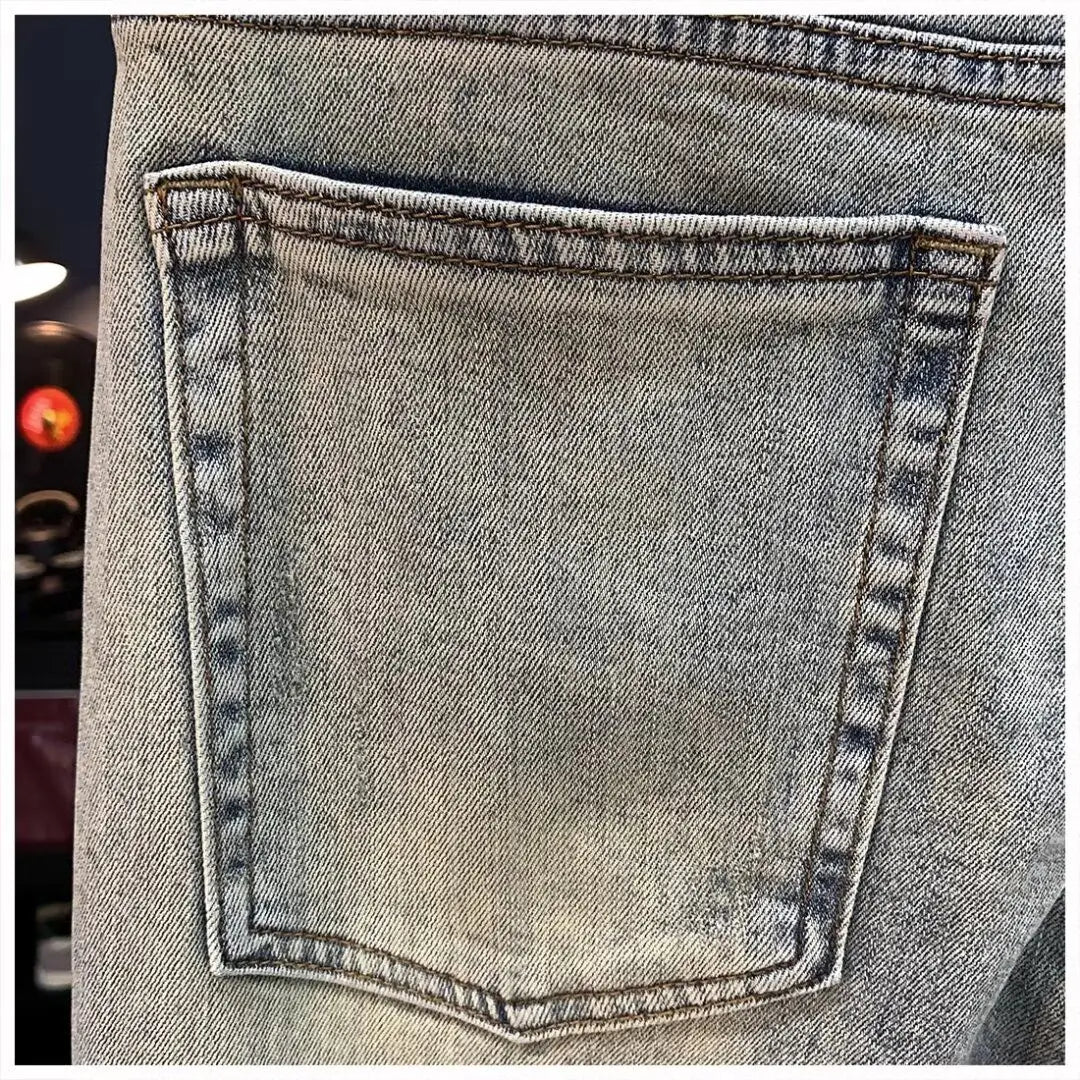 Men’s 2025 Ripped Vintage Jeans