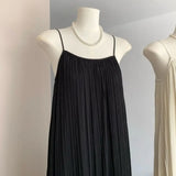 Women Plus Size Loose Spaghetti Strap Pajama Dress