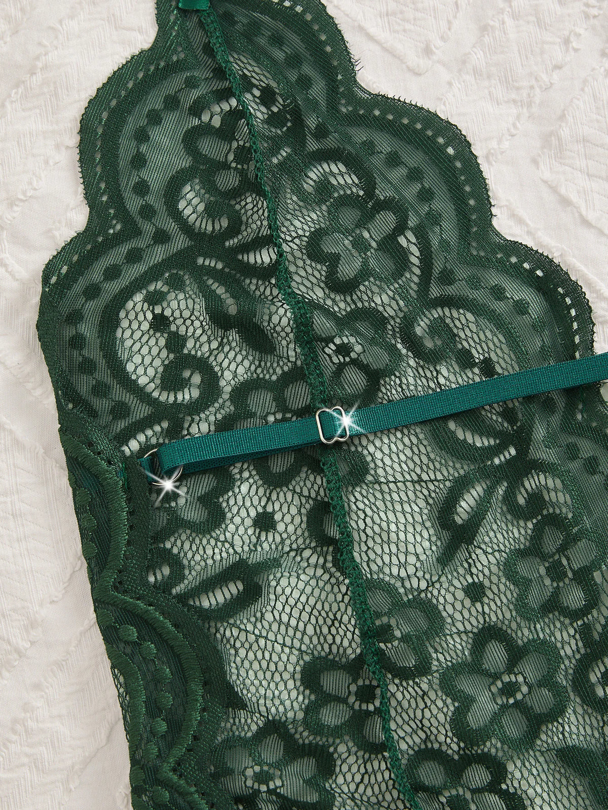 Plus Size Lace Bodysuit
