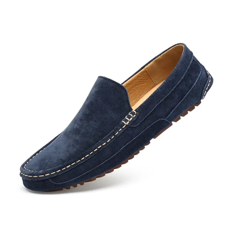 Men’s 2025 Luxury Suede Boat Loafers