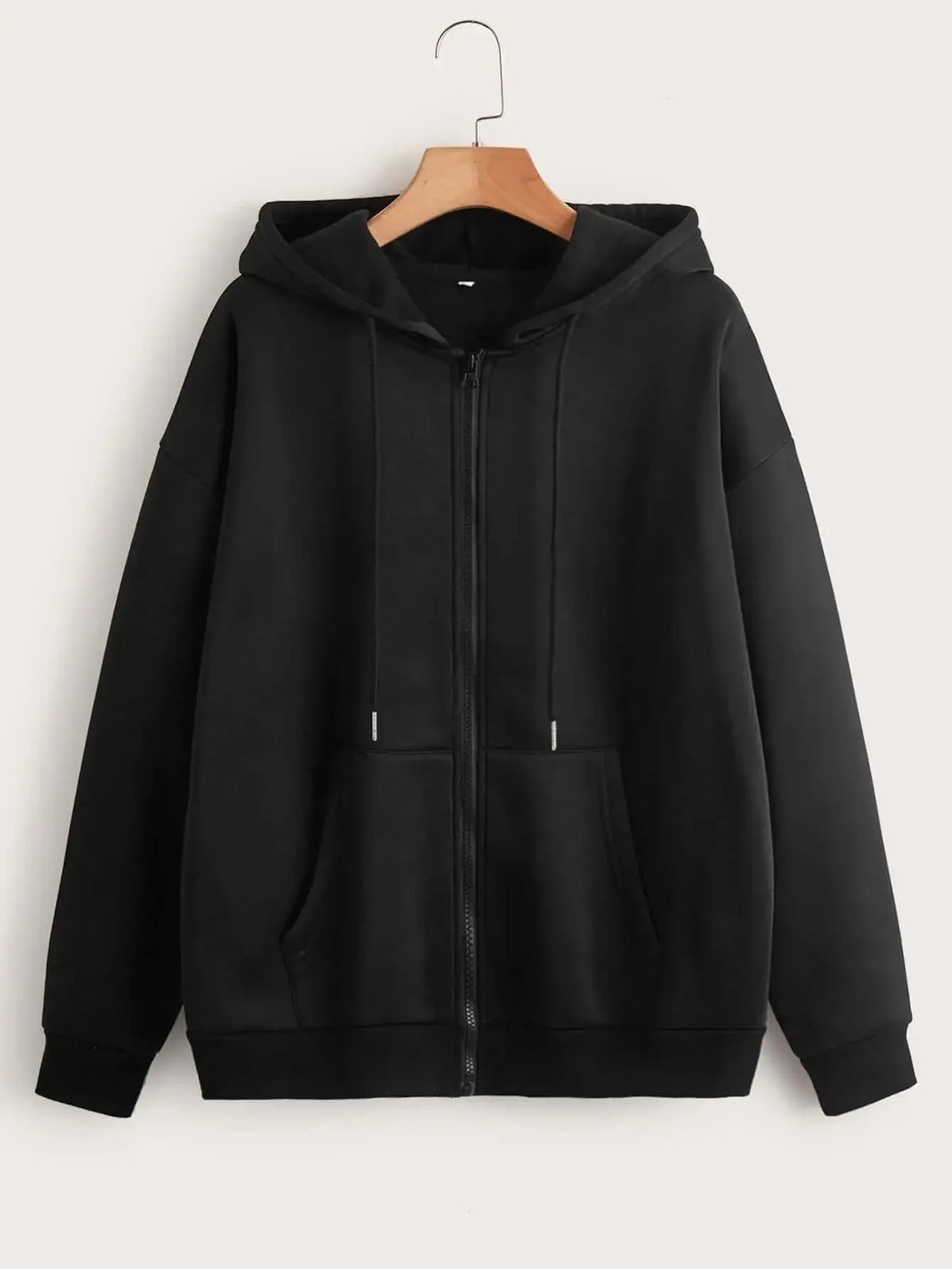 Women's Oversized Zip-Up Hoodie
