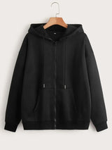 Women's Oversized Zip-Up Hoodie