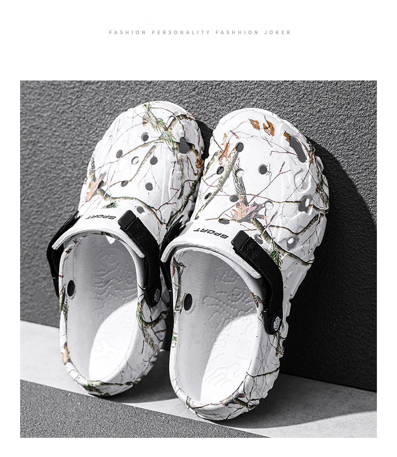 Men Summer Lightweight Garden Slippers