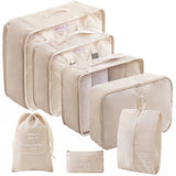 10/7-Piece Travel Organizer Set – Suitcase Packing Cubes