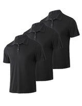 Men Slim Fit 3-Pack Polo Shirts