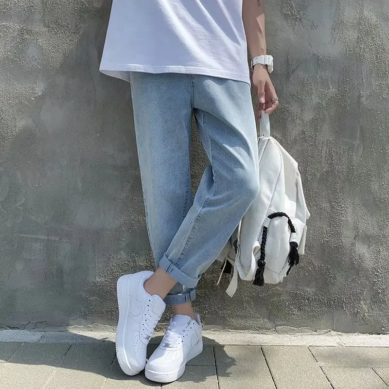 Men’s Simple Straight Denim Jeans