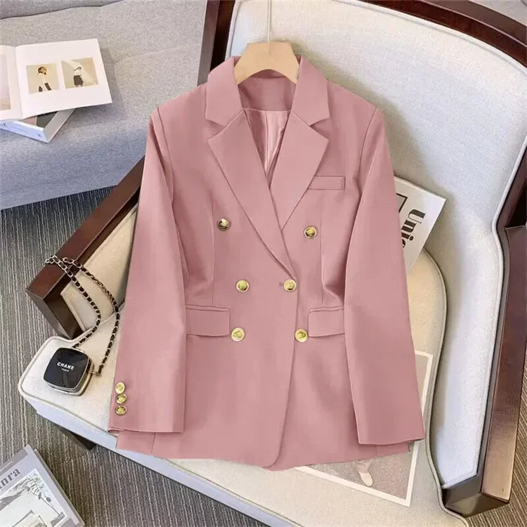 KStyle™ – Korean Slim Fit Blazer (Loose Fit, Temperament Ready, Spring/Fall Wear)
