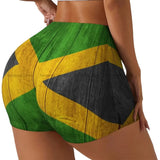 Women High Waist Skinny Shorts