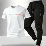 Men's T-Shirt & Sweatpants Tracksuit Set