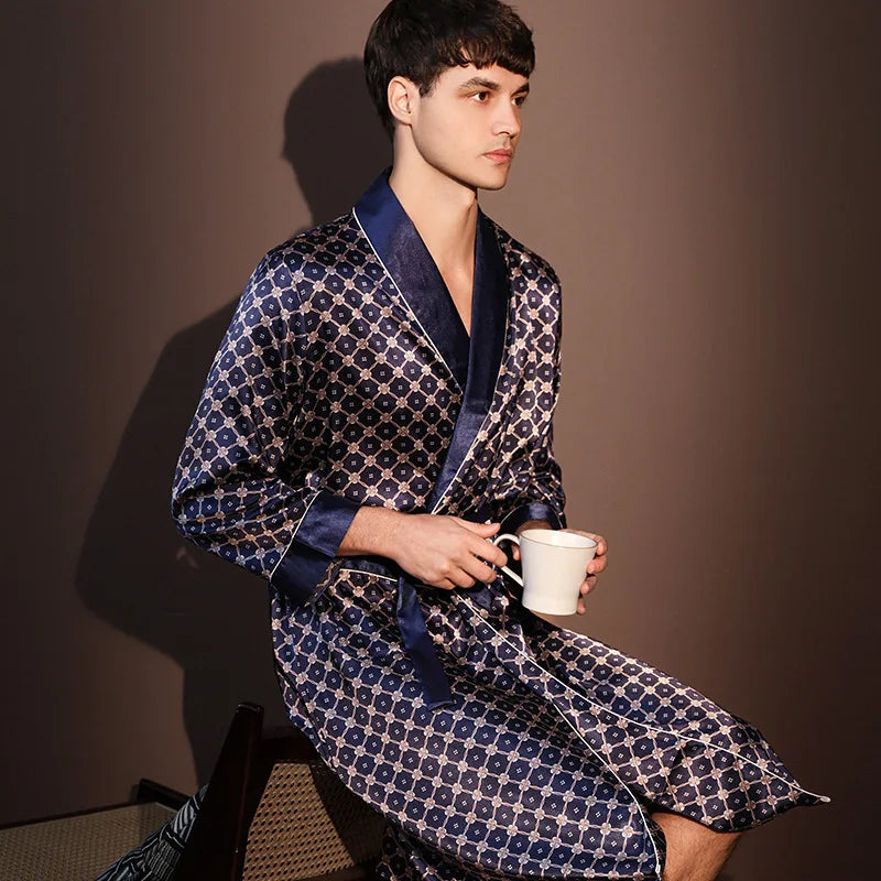 Elite Silk Lounge Robe