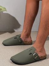 Men’s Solid Color Mules