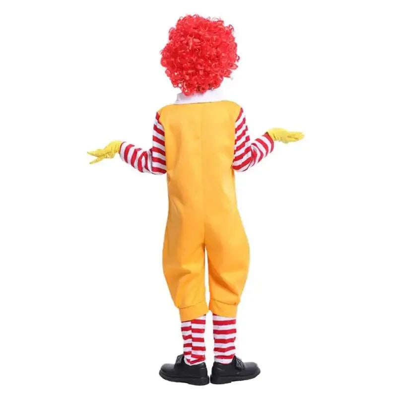 Parent-Child Yellow Clown Costume