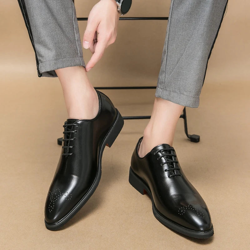 Men Luxury Wedding Oxford Shoes