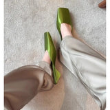Women’s Satin Low Heel Mules