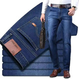 Men’s Classic Black Biker Jeans