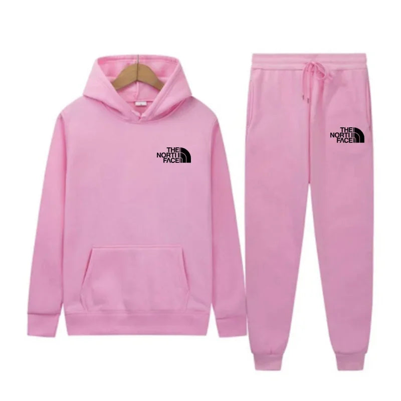Unisex Printed Hooded Tracksuit