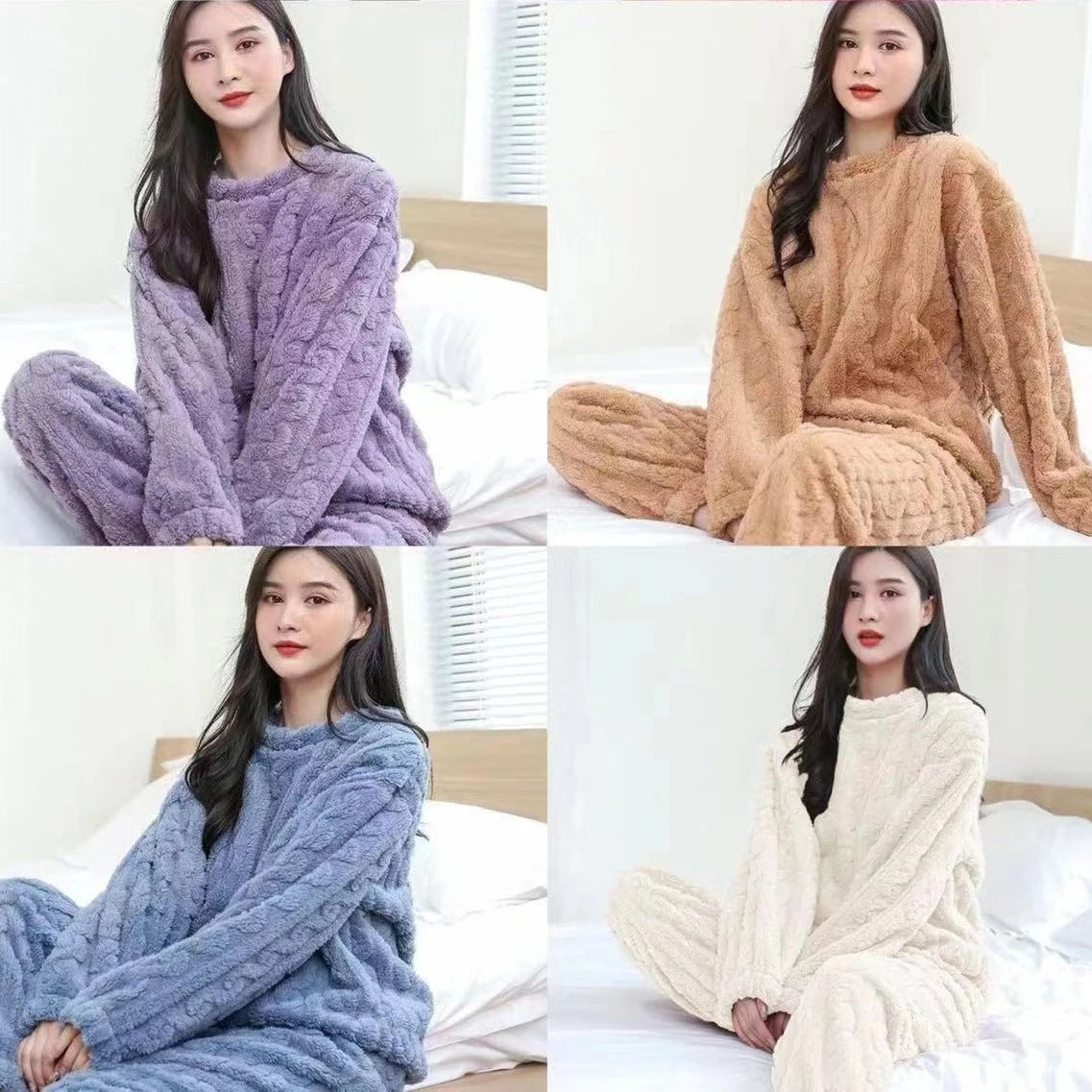 Women's Velvet Pajama Set