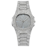 Men’s Big Dial Silver Quartz Watch