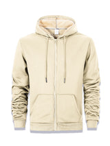 Men's Thick Fleece Zip Hoodie