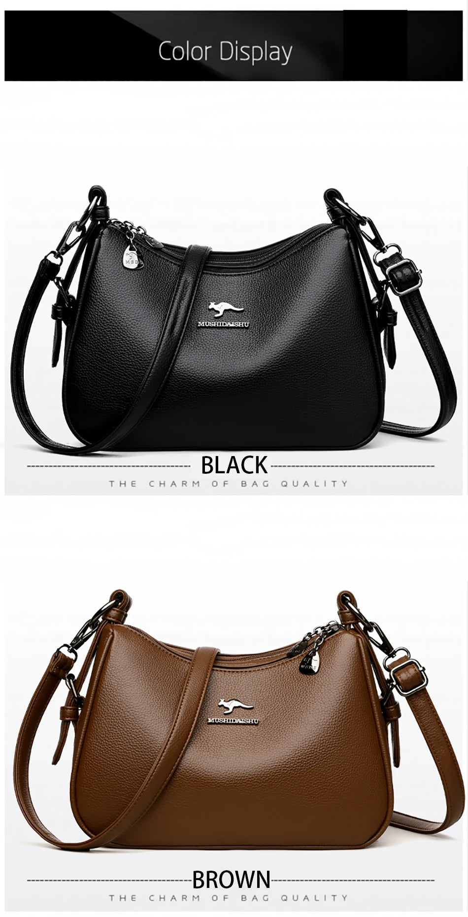 Minimalist Leather Shoulder Bag