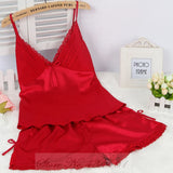 Curvy Luxe Satin Pajama Set